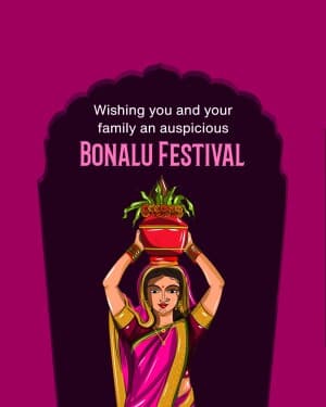 Happy Bonalu illustration