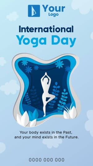 Yoga Day Templates template