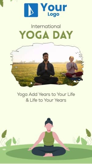 Yoga Day Templates image