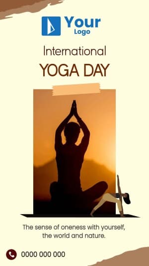 Yoga Day Templates flyer