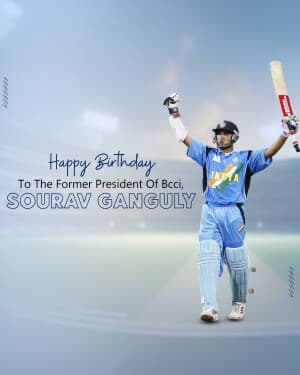 Sourav Ganguly Birthday video