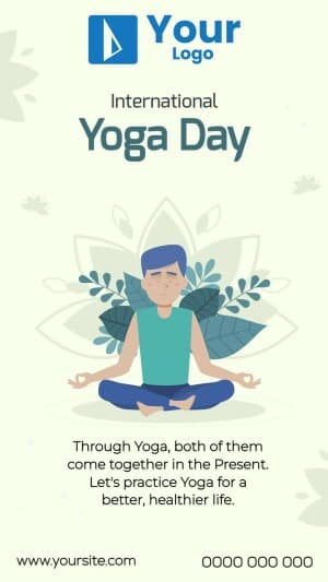 Yoga Day Templates poster