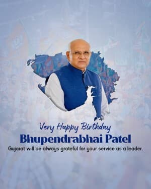 Bhupendrabhai Birthday graphic