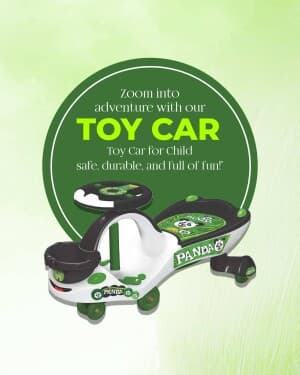 Toys promotional template