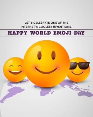 World Emoji Day poster