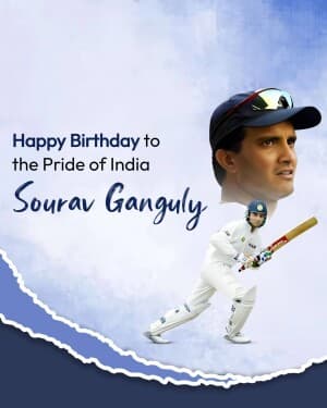 Sourav Ganguly Birthday post