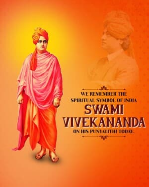 Swami Vivekananda Punyatithi banner