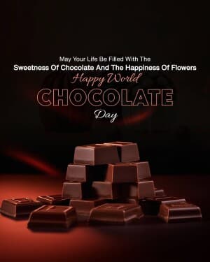 World Chocolate Day event poster