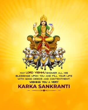 Karka Sankranti event poster