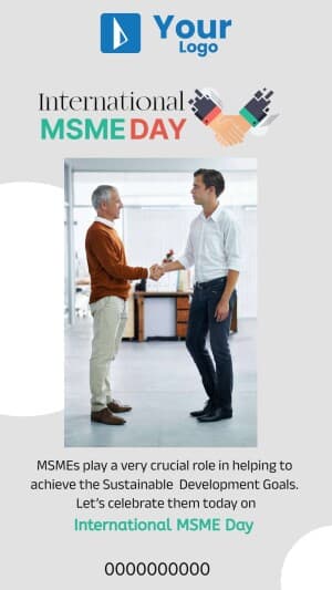 World MSME Day Instagram Post template