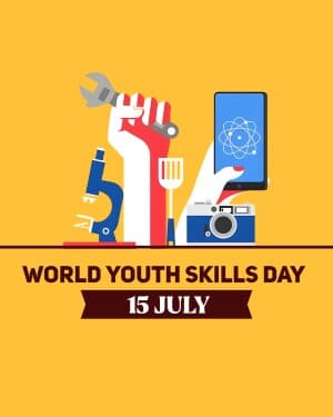 World Youth Skills Day banner