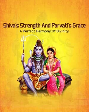 Shiv-Parvati banner