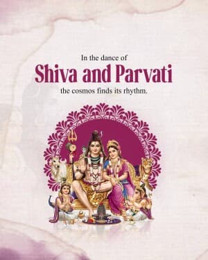 Shiv-Parvati image