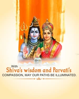 Shiv-Parvati Social Media poster