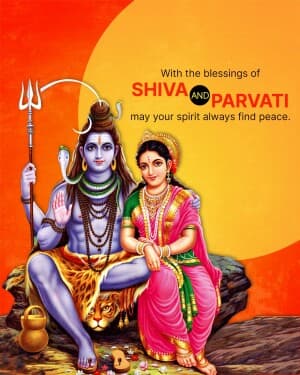 Shiv-Parvati poster Maker