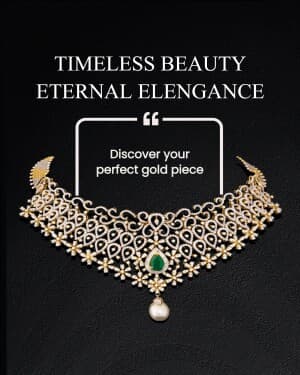 Gold Jewellery template