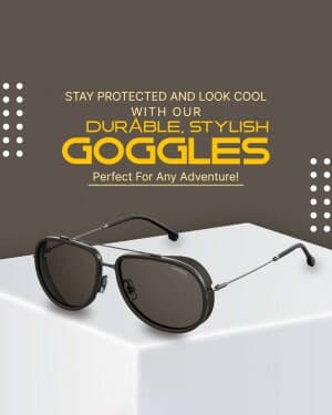 Goggles business template
