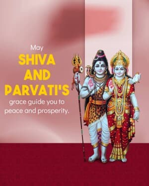 Shiv-Parvati Social Media post