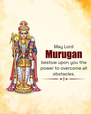 Murugan marketing poster