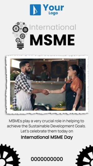 World MSME Day custom template