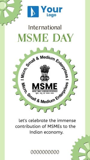 World MSME Day Instagram banner