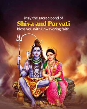Shiv-Parvati Instagram flyer