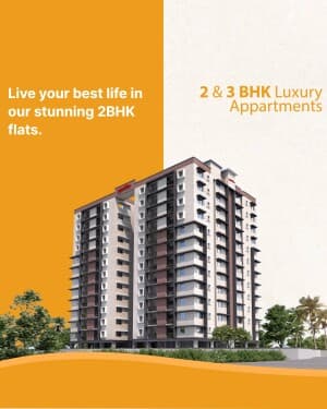 2 BHK business flyer
