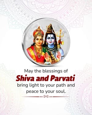 Shiv-Parvati ad post