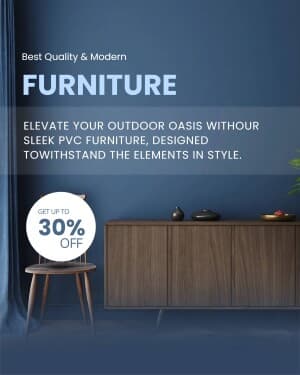 PVC Furniture promotional post