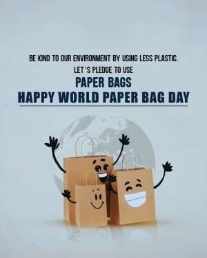 World Paper Bag Day post