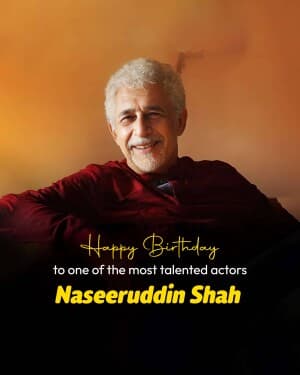 Naseeruddin Shah Birthday video