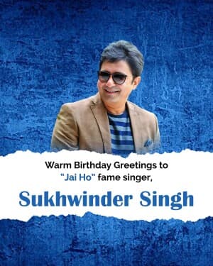 Sukhwinder Singh Birthday illustration