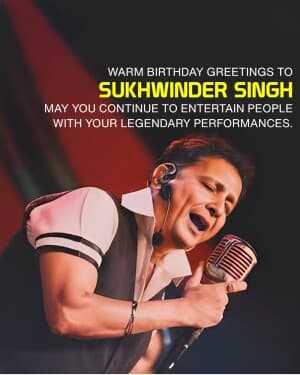 Sukhwinder Singh Birthday graphic