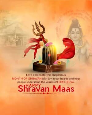 Happy Shravan illustration