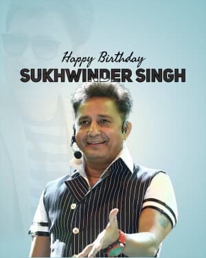 Sukhwinder Singh Birthday image