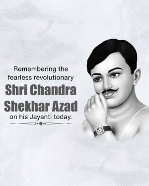 Chandra Shekhar Azad Jayanti image