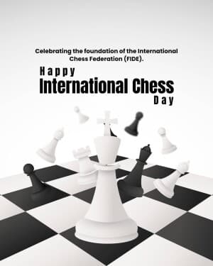 International Chess Day graphic
