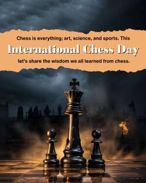 International Chess Day poster