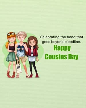 Cousins Day graphic