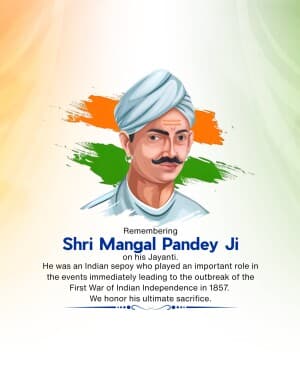 Mangal Pandey Jayanti post