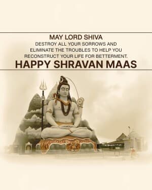 Happy Shravan banner