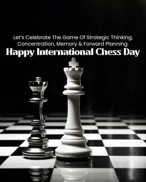 International Chess Day flyer