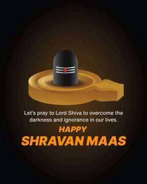 Happy Shravan event poster