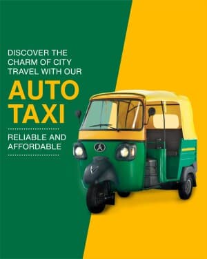 Taxi Service marketing post