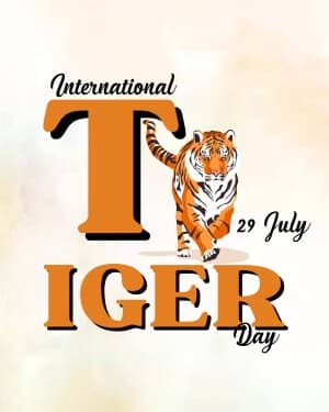 International Tiger Day illustration