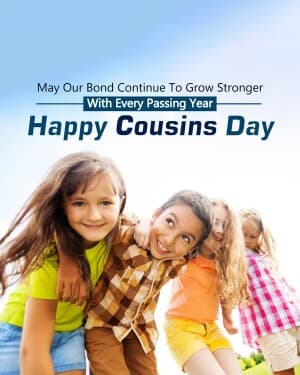Cousins Day event poster
