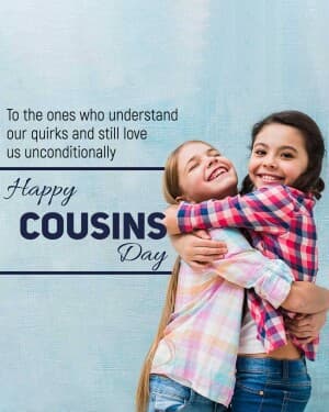 Cousins Day banner