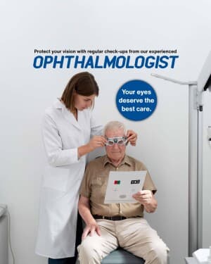 Ophthalmologist banner