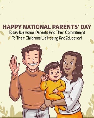 National Parent's Day poster