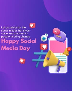 Social Media Day banner